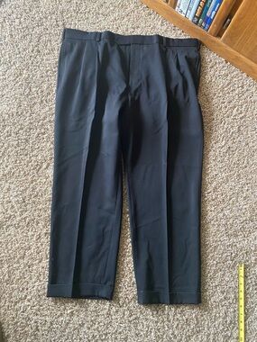 Brooks Brothers Black Dress Pants - Pleated Front